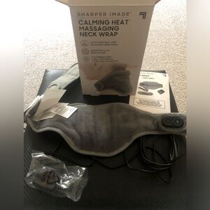 Sharper Image calming heat massaging neck wrap